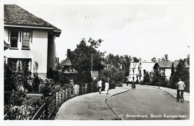 11637 Gezicht in de De Bosch Kemperlaan met bebouwing te Amersfoort.